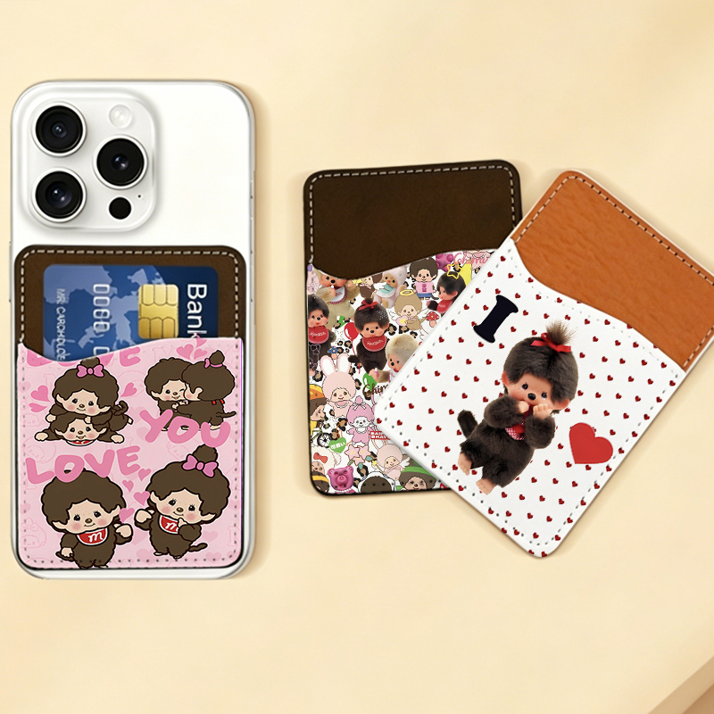 Card Top Loader - Dompet Ponsel MONCHHICHI Wanita Pria, Tempat