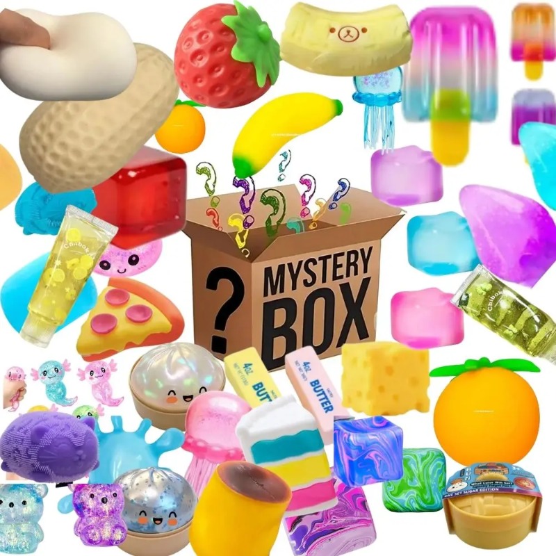 Mystery Box Blind Bag - 100+ Pcs Kotak Kejutan, Berbagai Macam