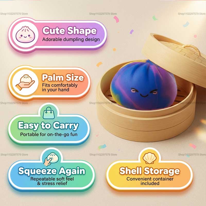 Mystery Box Blind Bag - Mainan Pelangi Baru dengan Kotak Pengukus,