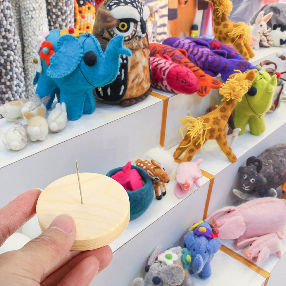 4Pcs Penyangga Felting Jarum W - Action Figure Stand ulasan dan harga