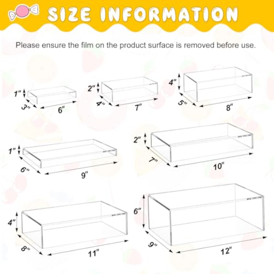 Set penyangga meja hidangan pe - Display Risers Set ulasan dan harga