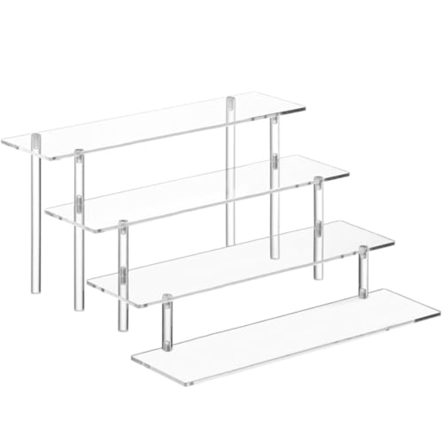 Rak Penyimpanan Parfum Akrilik - Display Risers Set ulasan dan harga