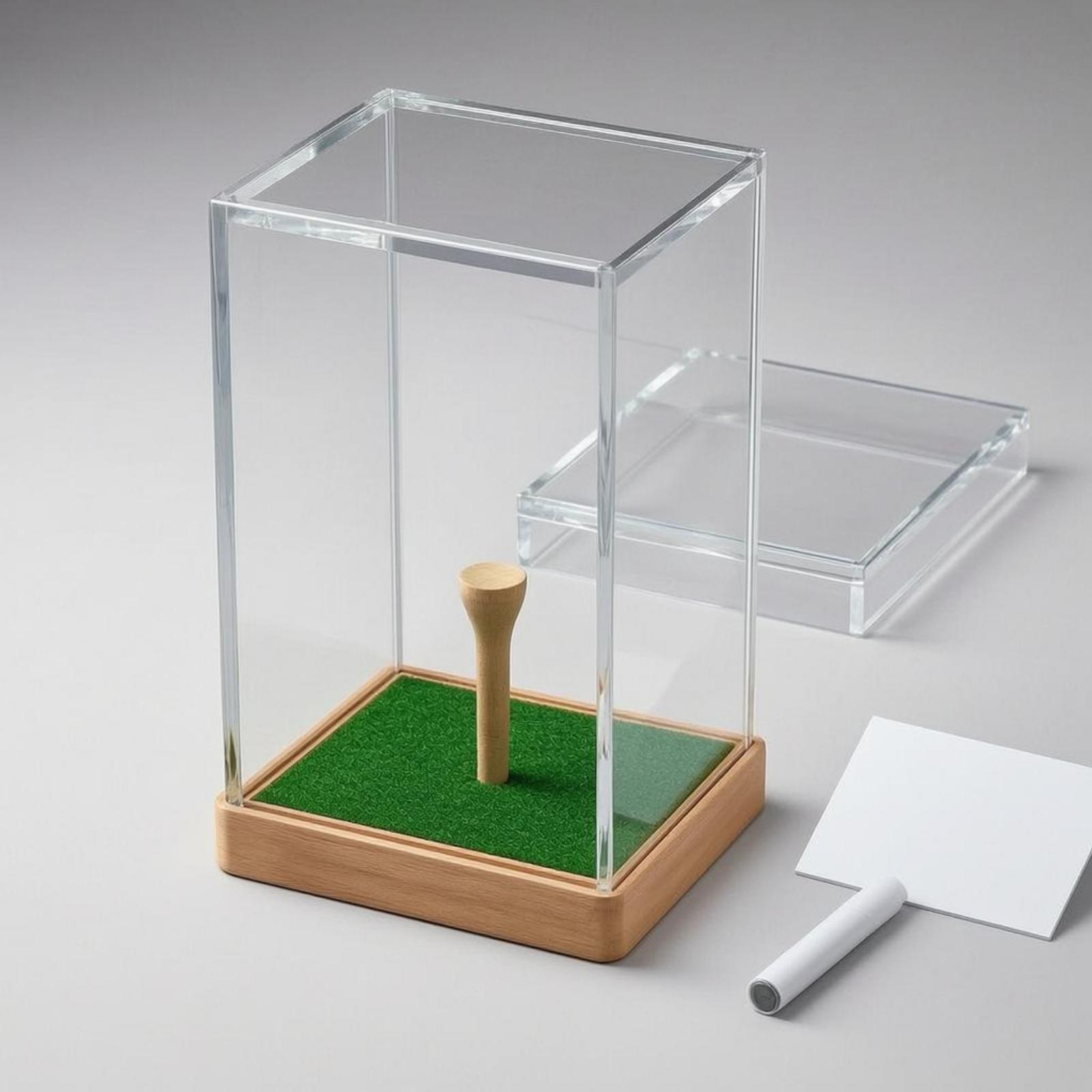 Kotak Pajangan Bola Golf Akril - Display Case Acrylic ulasan dan harga