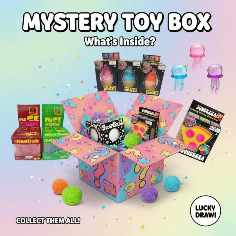 Mainan Squishy Kubus & Ocean L - Fidget Cube Original ulasan dan harga