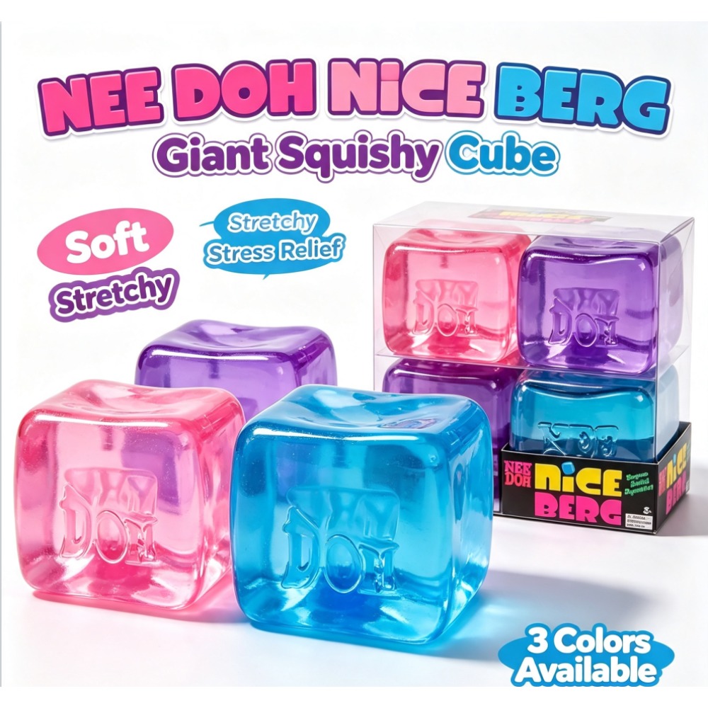 Schylling Nee Doh Jellyfish &  - Fidget Cube Original ulasan dan harga
